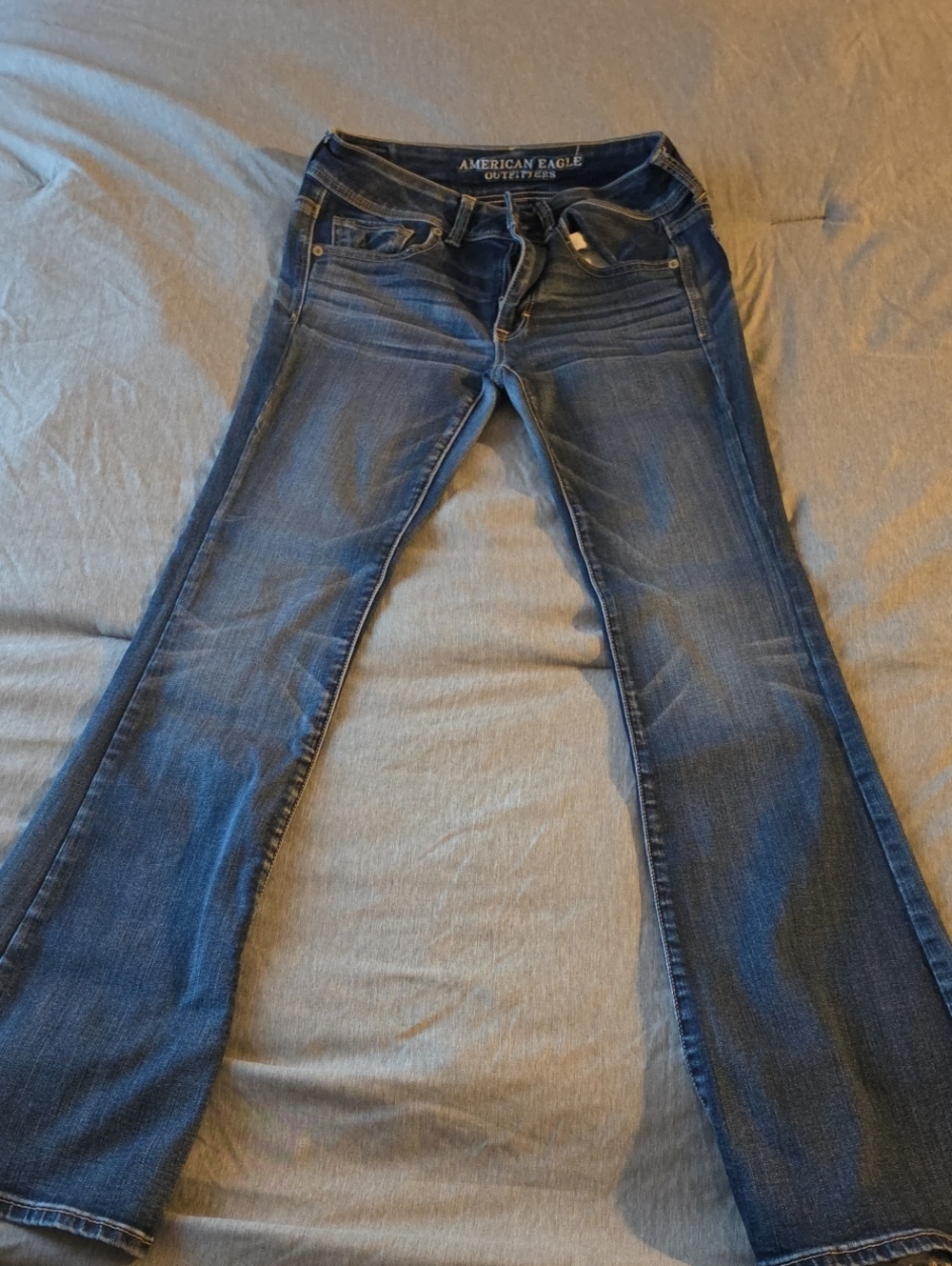 American Eagle Outfitters Women's Dark Wash Flare Jeans